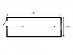 Жилой вагончик 6м для строителей